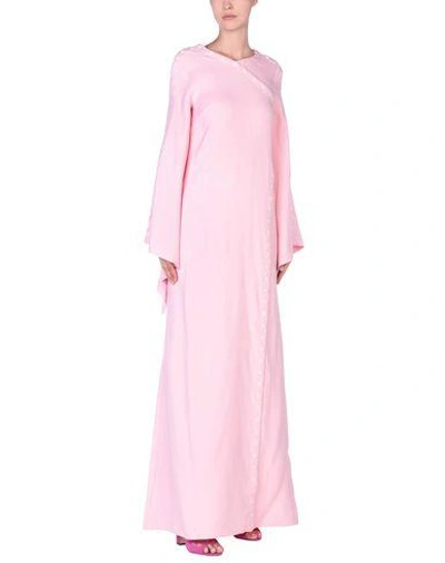 Shop Rosie Assoulin Long Dresses In Pink