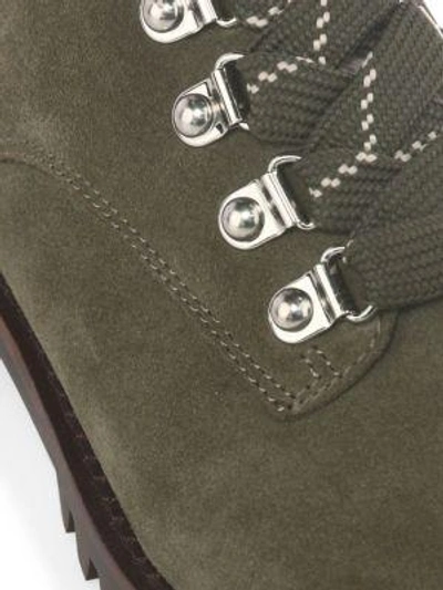 Shop Rebecca Minkoff Jaylin Suede Hiking Boots In Olive