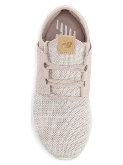 Shop New Balance Cruz Knit Sneakers In Beige