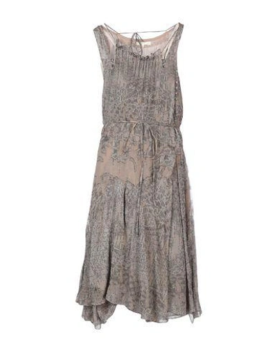 Shop Vanessa Bruno 3/4 Length Dresses In Grey