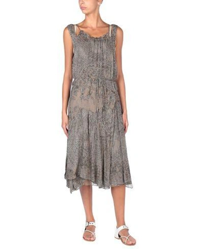 Shop Vanessa Bruno 3/4 Length Dresses In Grey