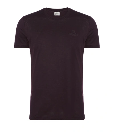 Shop Vivienne Westwood T-shirt Burgundy