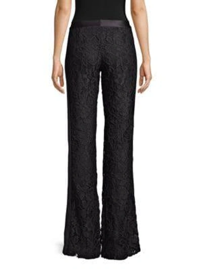 Shop Alexis Nimma Lace Tuxedo Pants In Black Lace