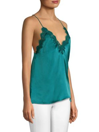 Shop Cami Nyc Everly Silk Lace Cami In White