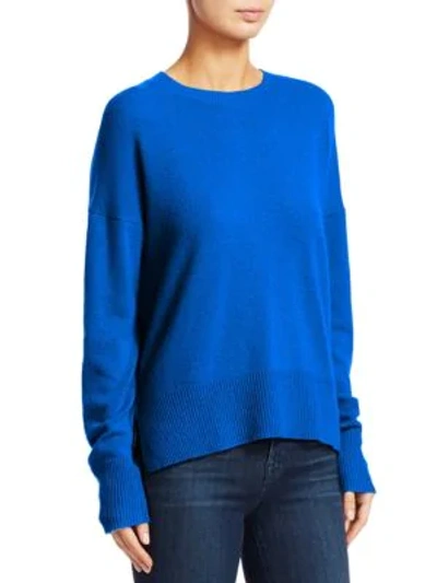 Shop Theory Karenia Cashmere Knit Top In Mauve Mist