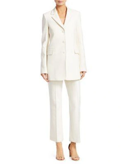 Shop Theory Cardinal Blazer In Ivory