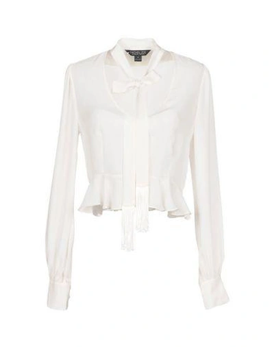 Shop Rachel Zoe Silk Shirts & Blouses In Ivory