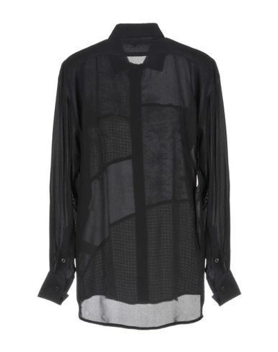 Shop Paul & Joe Floral Shirts & Blouses In Black