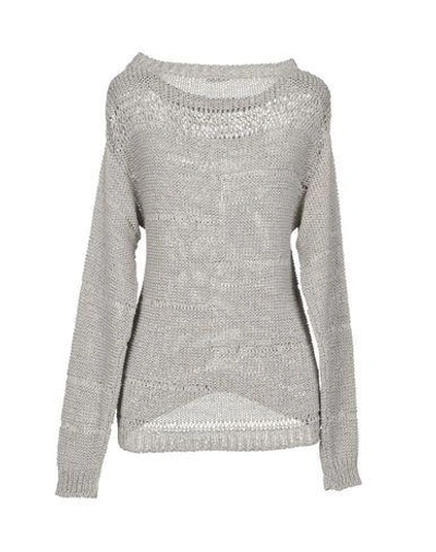 Shop Anneclaire Sweater In Light Grey