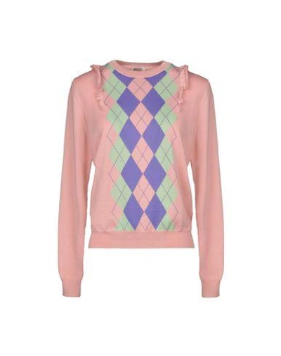 Shop Miu Miu Sweater In Pink