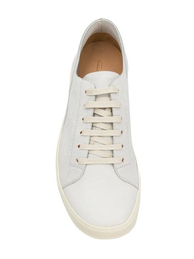 Shop Rick Owens Sisyphus Geothraser Sneakers In White