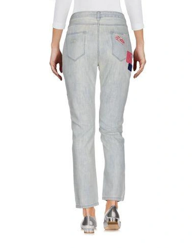 Shop Maison Scotch Denim Pants In Blue