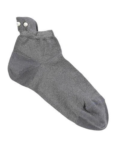 Shop Pierre Mantoux Socks & Tights In Grey