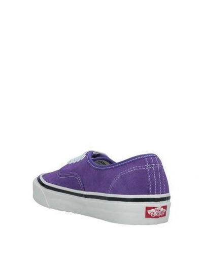 Shop Vans Sneakers In Purple