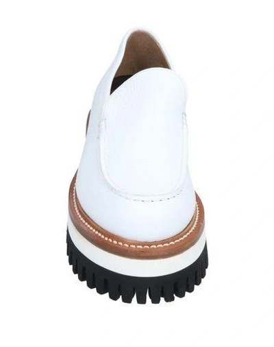 Shop Cappelletti Loafers In White