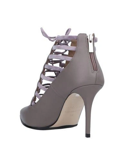 Shop Le Silla Ankle Boot In Dove Grey