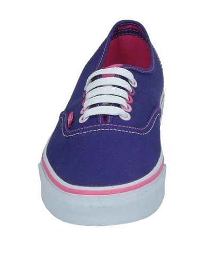 Shop Vans Sneakers In Purple