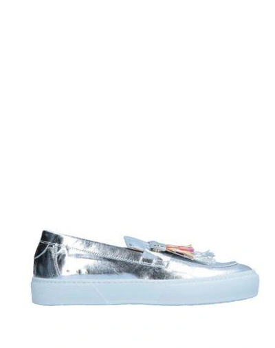 Shop L'f Shoes Loafers In Silver