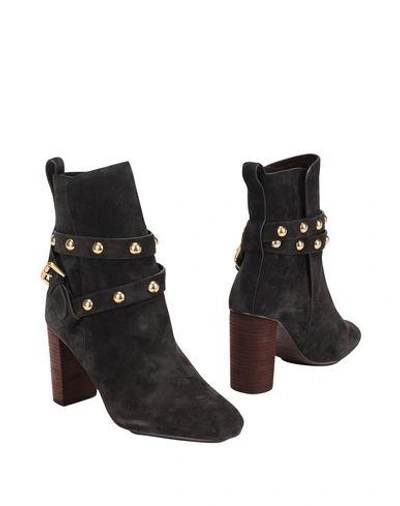 Shop See By Chloé Ankle Boots In Dark Brown