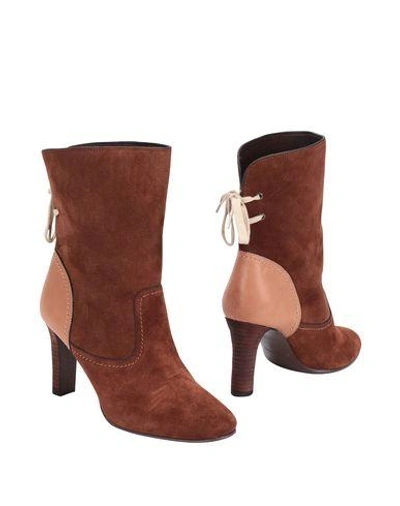 Shop See By Chloé Ankle Boots In Brown