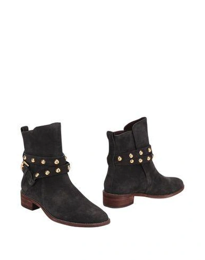 Shop See By Chloé Woman Ankle Boots Dark Brown Size 9 Calfskin