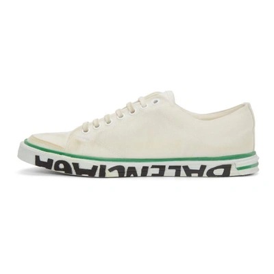 Shop Balenciaga White Matches Sneakers In 9000 White