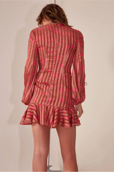 Shop C/meo Collective Significant Mini Dress In Copper Rose