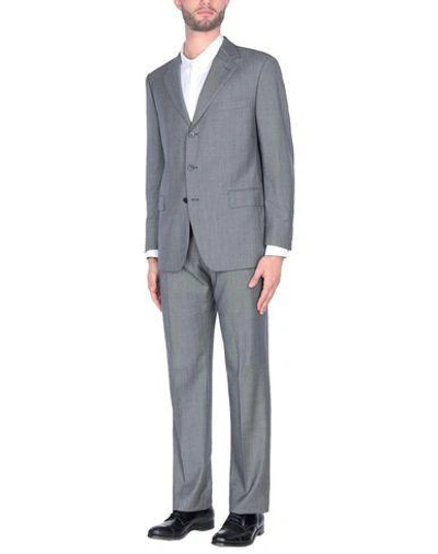 Shop Cantarelli Suits In Lead