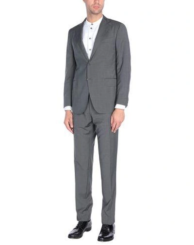 Shop Tombolini Suits In Grey