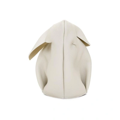 Shop Loewe White Mini Bunny Bag In 2100 White