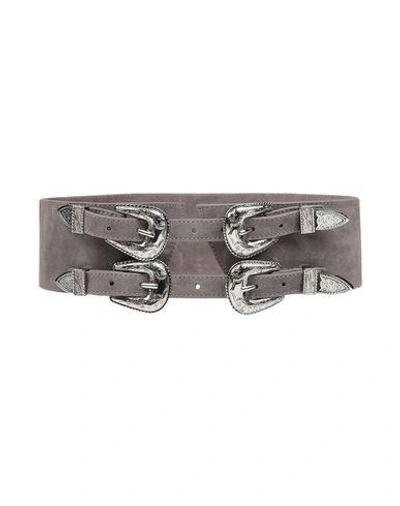 Shop B-low The Belt High-waist Belt In Grey