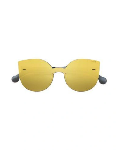Shop Super Sunglasses In Yellow