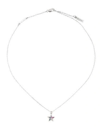 Shop Marc Jacobs Necklace In Silver