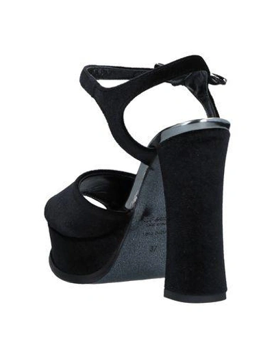 Shop Tipe E Tacchi Sandals In Black