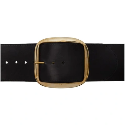Shop Charles Jeffrey Loverboy Black Oversized Waist Belt