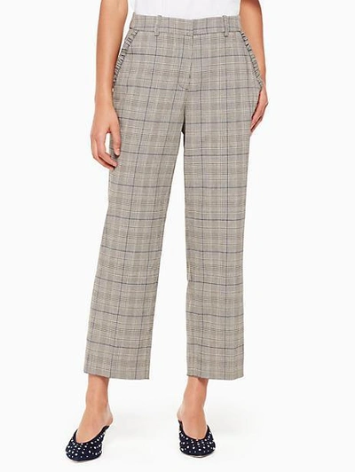 Shop Kate Spade Mod Plaid Pant In Black