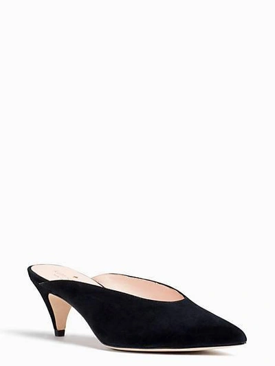 Shop Kate Spade Sherrie Kitten Heels In Black