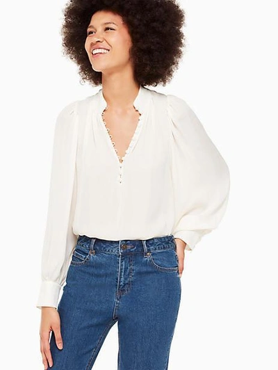 Shop Kate Spade Cris Top In French Cream