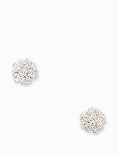 Shop Kate Spade That Special Sparkle Mini Studs In Clear/silver