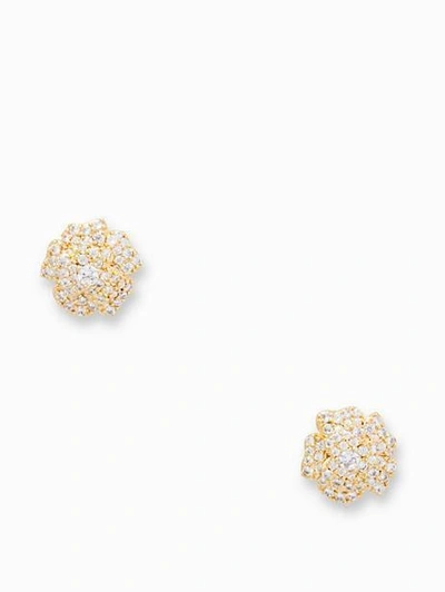 Shop Kate Spade That Special Sparkle Mini Studs In Clear/gold