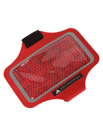 Shop Adidas By Stella Mccartney Phone Running Arm Pouch In Core Red
