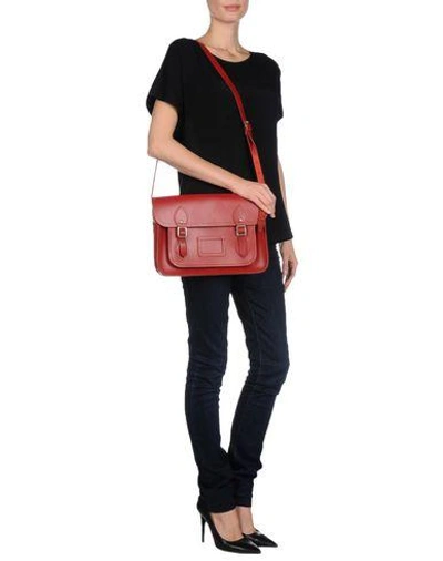 Shop Cambridge Satchel Across-body Bag In Red