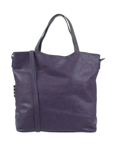 Shop Manila Grace Handbags In Deep Purple