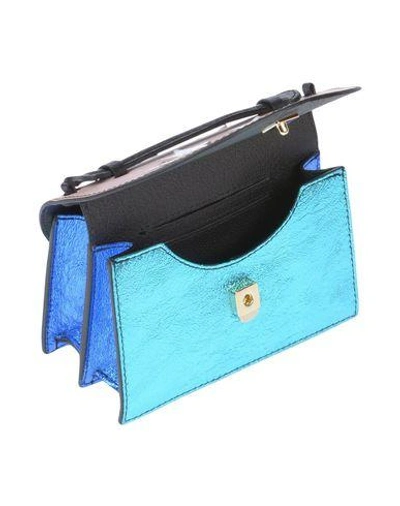 Shop Imemoi Handbags In Turquoise