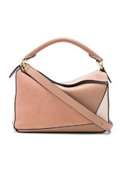 Shop Loewe Puzzle Small Bag In Pink