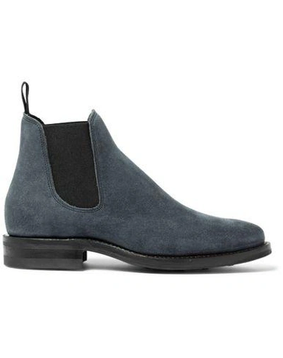 Shop Viberg Boots In Slate Blue