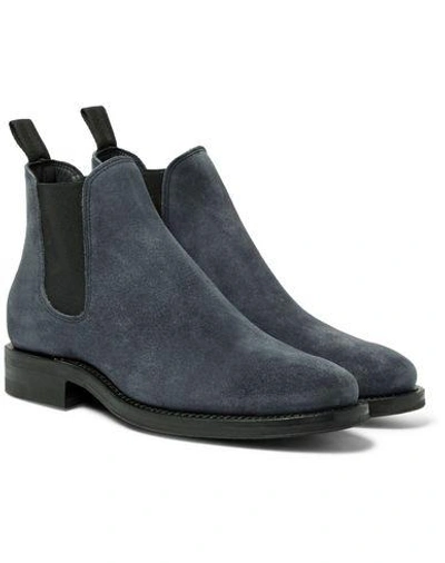 Shop Viberg Boots In Slate Blue