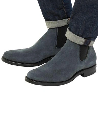 Shop Viberg Boots In Slate Blue