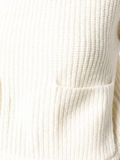 Shop Philosophy Di Lorenzo Serafini Ribbed Knit Jumper - White
