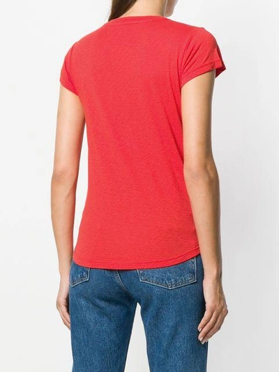 Shop Zadig & Voltaire Zadig&voltaire Je M'en Fous T-shirt - Red